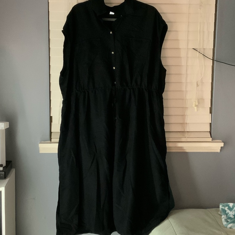 Old Navy Black Maxi Dress